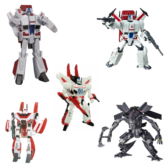 Comprehensive comparison of the Masterpiece Jetfire (MP-57) and all other versions of Jetfire