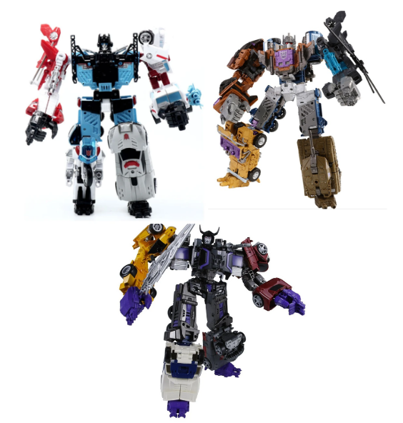 Transformers Defensor vs Bruticus vs Menasor: A Clash of Combiners!