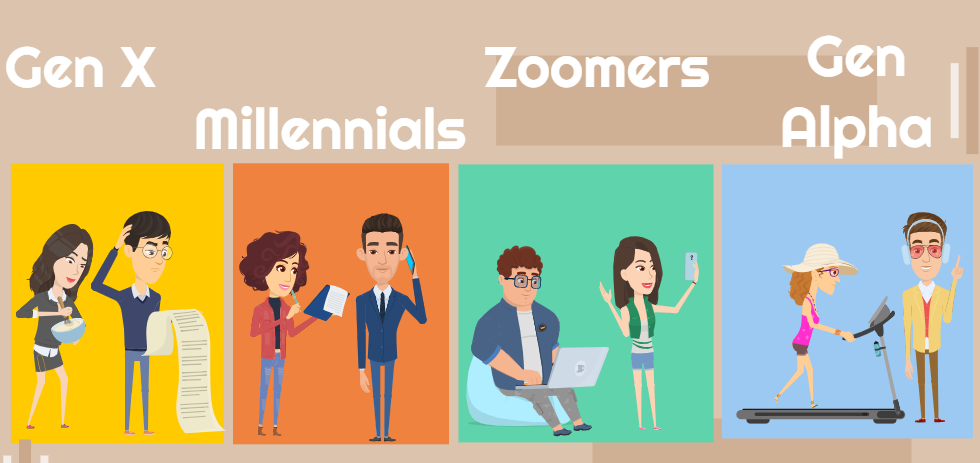 10 Key Differences Between Generations: Gen X, Millennials, Zoomers (Gen Z), and Gen Alpha