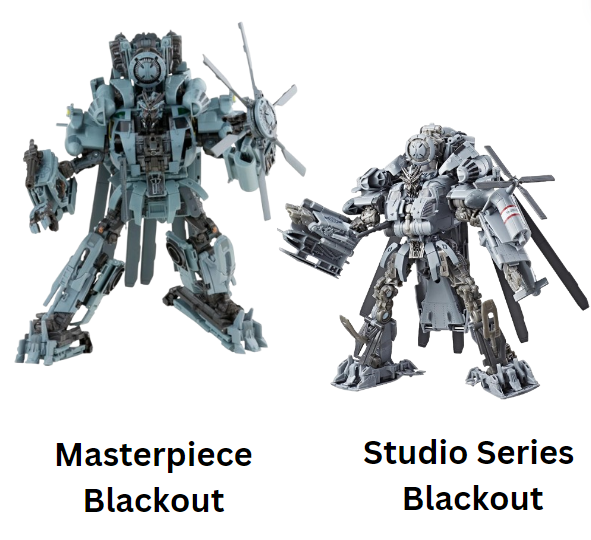 Transformers Masterpiece Blackout vs. Studio Series Blackout: A Showdown for Decepticon Domination