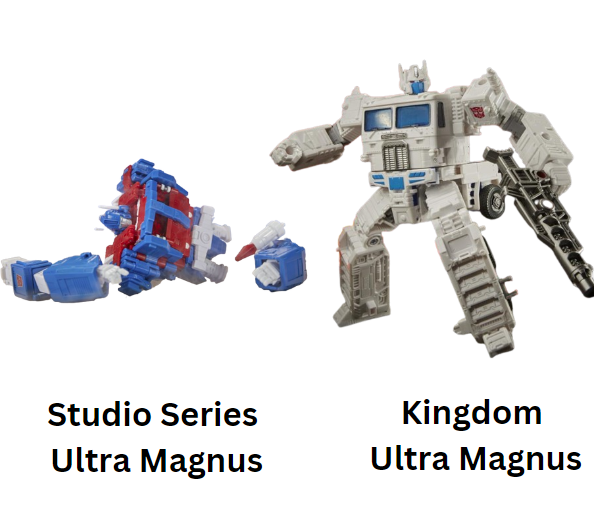 Transformers Studio Series Commander Ultra Magnus vs. Kingdom Leader Ultra Magnus: A Battle for Autobot Supremacy