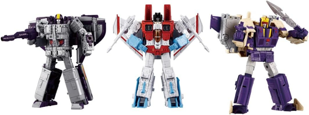 New Preorder: Takara Tomy Dramatic Capture Series Triple Takeover 3-Pack